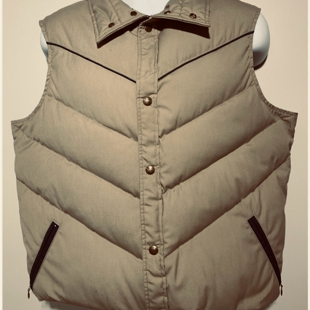 Woolrich Vintage 80's Men's Puffer Down Vest - Picture 10 of 12